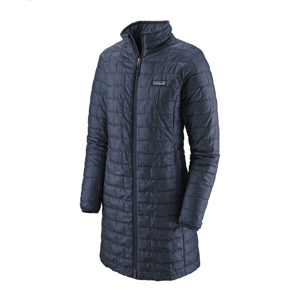 Patagonia Nano Puff Parka Womens XS Classic Navy Blue Quilted Insulated Jacket